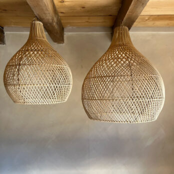 Woven Rattan Pendant Shadel