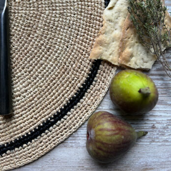 Rafia fine handwoven placemat