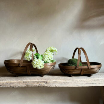 Woven trug basket