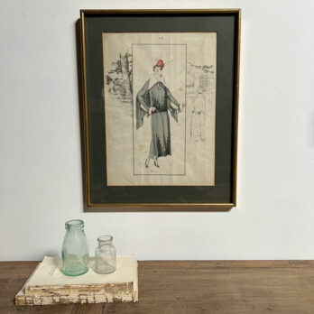 Antique 1920s Fashion Artwork 8676