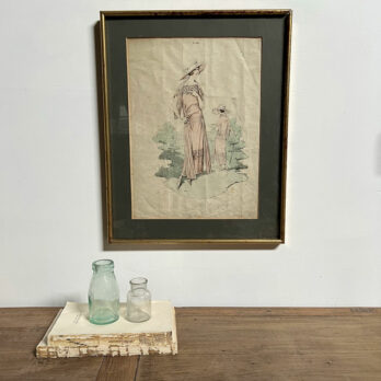 Antique 1920s Fashion Artwork 8679
