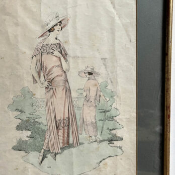 Antique 1920s Fashion Artwork 8679