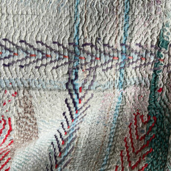 Vintage Handstitched Kantha Throw B