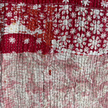 Vintage Handstitched Kantha Throw C
