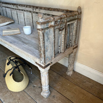 Antique Rustic Decorative Bench