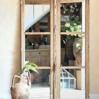 Antique French Window Mirror | Cassis