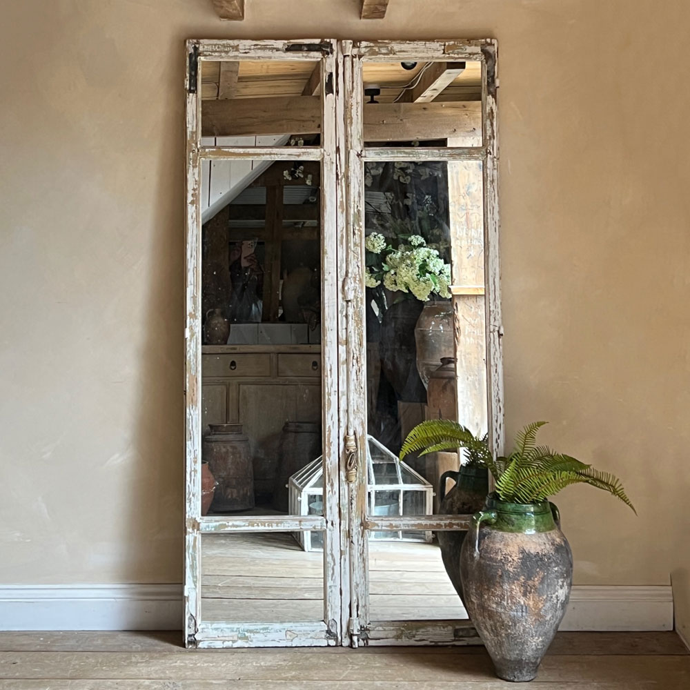 Antique French Window Mirror | Grimaud
