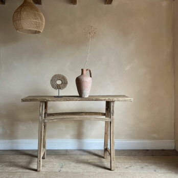 Rustic antique console Angeline