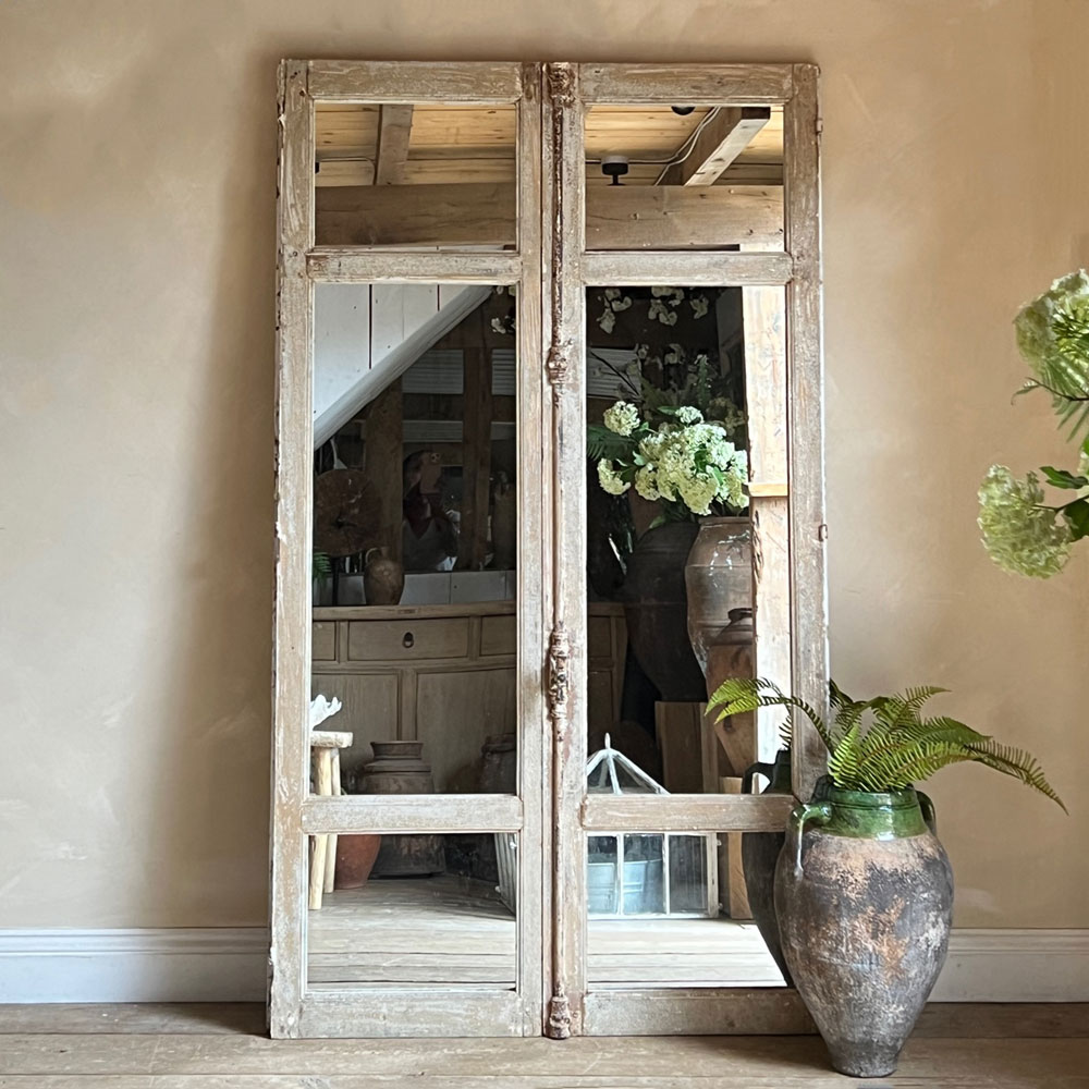 Antique French Window Mirror | Menton