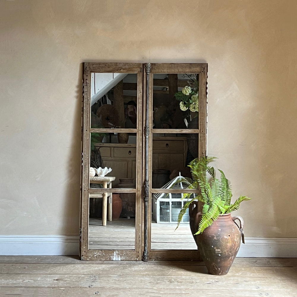 Antique French Window Mirror | Roussillon
