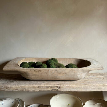 Vintage Wooden Dough Bowl | George