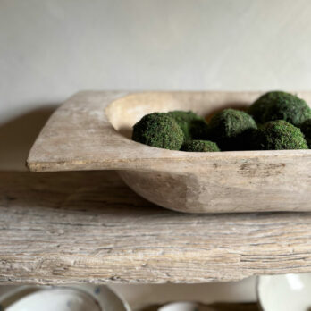Vintage Wooden Dough Bowl | George