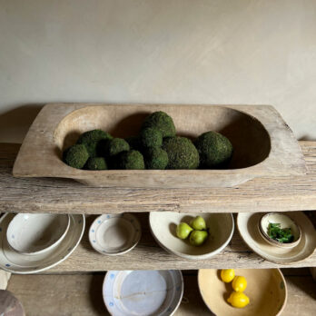 Vintage Wooden Dough Bowl | George