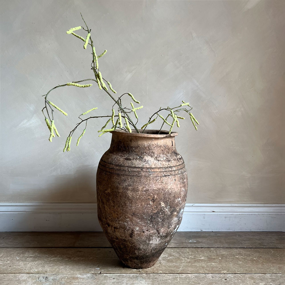 Large Antique Mediterranean Urn Pozzuli