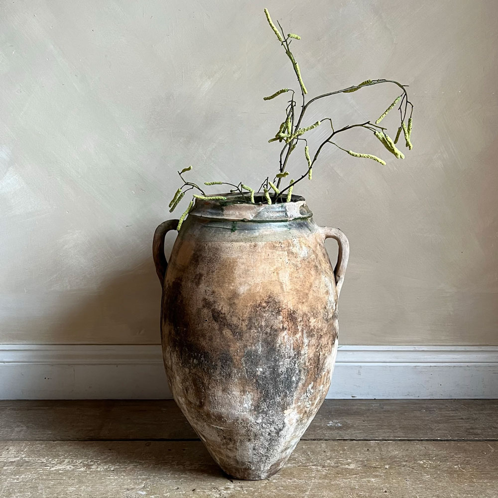 Large Antique Mediterranean Urn Cesna