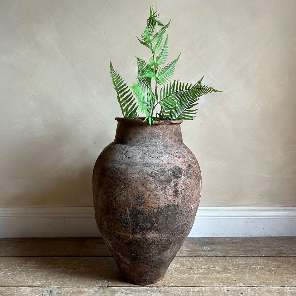Large Antique Mediterranean Urn Lugo