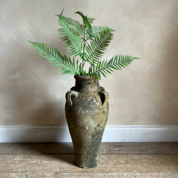 Stoneware urn with four handles