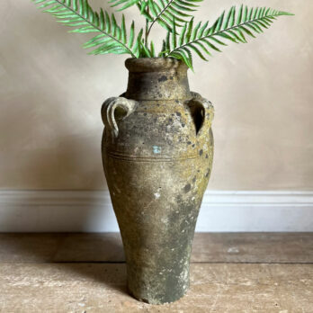 Stoneware urn with four handles