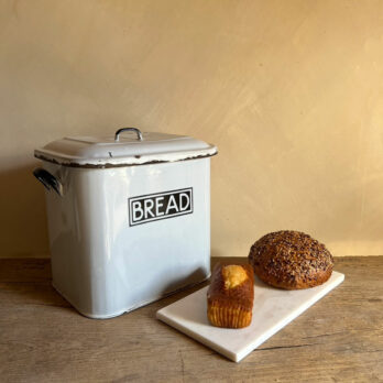 Antique enamelled Bread Bin A