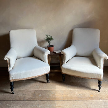 Antique deconstructed chair pair | Alizee