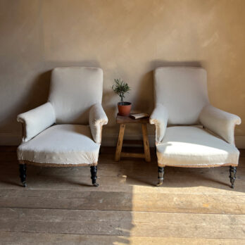 Antique deconstructed chair pair | Alizeev