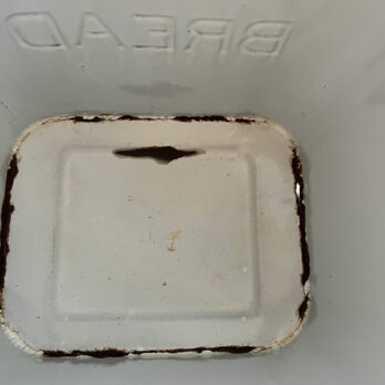 Antique enamelled Bread Bin B