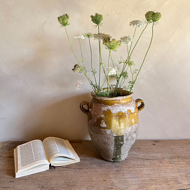 Antique french confit pot TibaAntique french confit pot Tiba