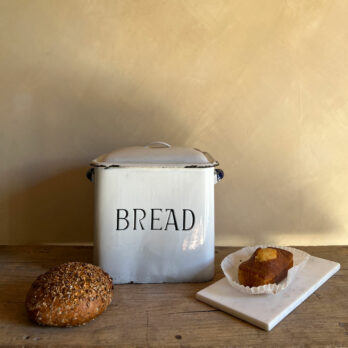 Antique enamelled Bread Bin C
