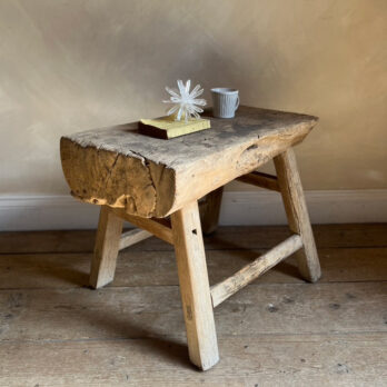 Reclaimed tree bench Horatio