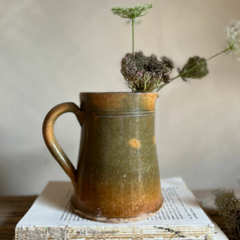 Antique glazed cider jug JulietteAntique glazed cider jug Juliette