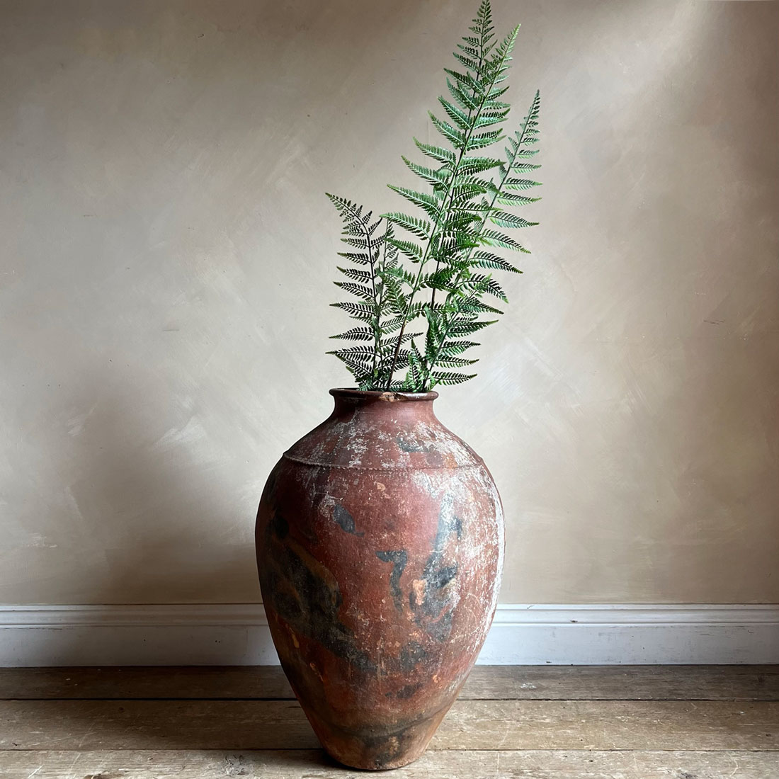 Large Antique Terracotta Urn | Nima