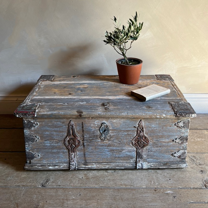 Antqiue Swedish marriage chest 1820's