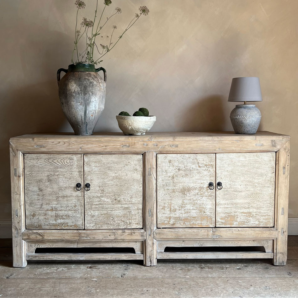 Antique Painted Cabinet Barton