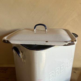 Antique enamelled Bread Bin B