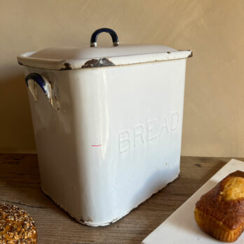 Antique enamelled Bread Bin B
