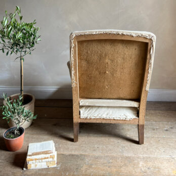Antique French deconstructed armchair | Benoite