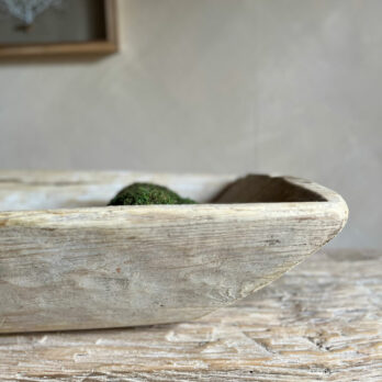 Large Antique Dough Bowl | Yasminda