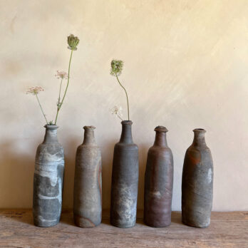Vintage unglazed cider bottle