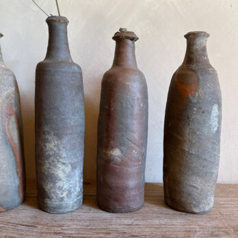 Vintage unglazed cider bottle