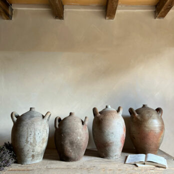Antique French Terracotta Pot | Huilier