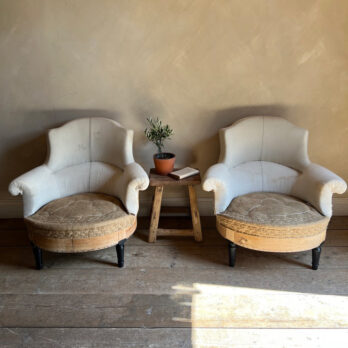 Pair of antique deconstructed chairs | Gaelle