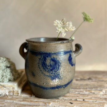 M Antique French preserve pot