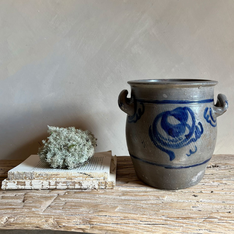 XL Antique French preserve pot