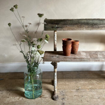 Antique bench cast iron frame