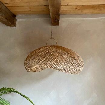Wave Rattan Pendant Shade