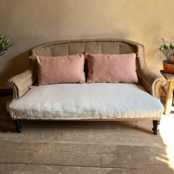 Antique French deconstructed sofa | Leontine
