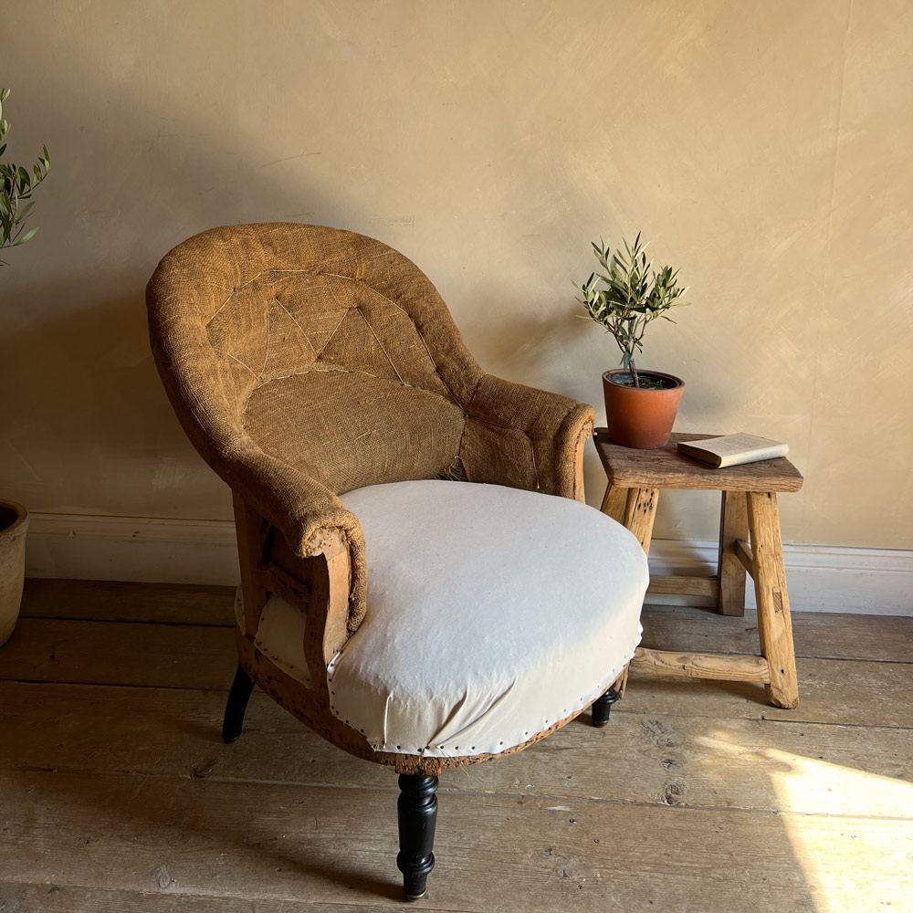Antique French deconstructed chair | Maelle