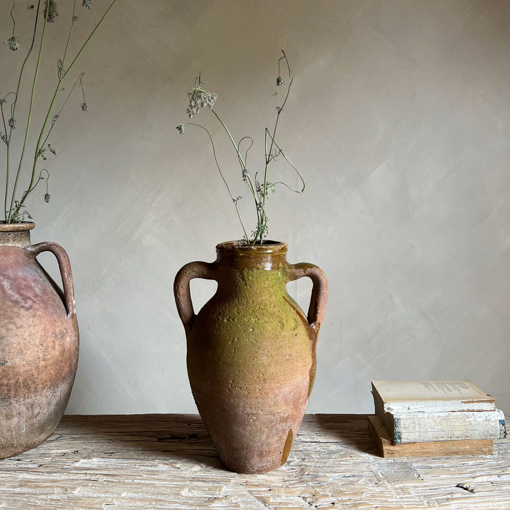 Antique Terracotta Small Urn | Mendell
