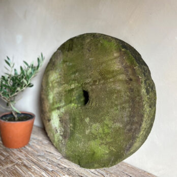 Antique English mill stone