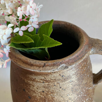 Antique French Earthenware Pitcher | Small